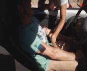Young stranger, I masturbate in the car on the street from call girl 92