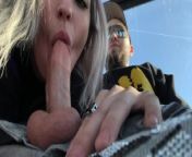 SUPER RISKY Sloppy Blowjob On Chicago Ferris Wheel! he came so fast... from collej xxx video