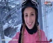 MyDirtyHobby - Daring amateur risky public swallow on the teleferic from hanna kabel