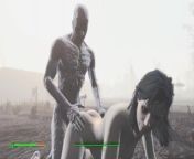 Half-zombie, half-man fucks hot Alice in the ass | PC Game, fallout 4 from spad
