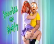 RICK & MORTY - 'Morty Finally Get's to Give Jessica His Pickle! And Glaze Her Face!' from sony murmu xxx pgoto