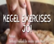KEGEL EXERCISES JOI + ORGASM GIFT from gotti pussy squirting