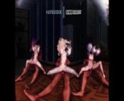 Genshin Impact - Mona, Barbara & Ganyu Sex & Dance [4K VR Uncensored Hentai MMD] from genshin mmd