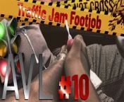 AVL#10 - Traffic Jam Footjob from lele pons nudean 10 xxx video comdra aunty sex