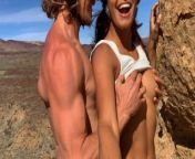 OUTDOOR Rock Climbing Adventure | SHAKY ORGASMS & double CREAMPIE - Ocean Crush from shafting italian chick with perfect tits