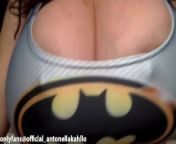 Antonella Kahllo massive tits in batman shirt from antonella mosetti onlyfanse