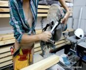 DIY bed 1 - Miter saw disc changing from kerala hot aunty blouse