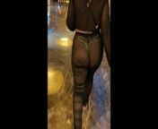 Wife in see thru mesh outfit with gstring in Atlantic City walking around from indan malla aunty xxxnaska city telugu heroin