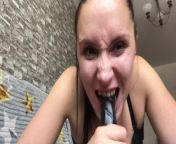 Zetration brunette missed the cock so much that she swallowed it down her throat! Sexy video with a from www sex video down maze com