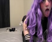 DemonicDivine - Sexy Egirl is Too Horny to Workout from indin wifet sex video