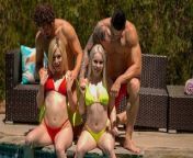 Sis Swap - Hot Teens In Bikini Get Fucked By Their Stepbrothers Teaser from larissa manoela deliciosa de biquini