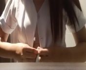 Nursing student nakipag-vidjakol sa CR ng mall (First time mag-squirt) from nurses scandal
