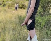 Public dick flash in front of the couple of hikers. She helped me cum while he was on the phone. from lesbian sexual harassment