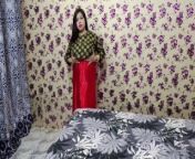 Hot Indian Bhabhi Show Big Natural Boobs in Red Silk Saree with Dirty Hindi Talks from pakistani sateg actrees zara silk mahnoor viral