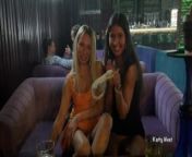 Girls Taking Off Panties in a Restaurant - Flashing in Public - UPSKIRT NO PANTIES from night club upskirt