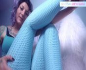 SFW ASMR - Intense Spicy Fitness Leggings Scratching - PASTEL ROSIE Leg Fetish POV - Thicc Thighs from miss bella asmr onlyfans patreon snapchat twitch