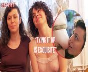 Ersties: French Lesbians Have Kinky Bondage Fun from suny louny sex video