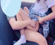 Asian Wiild Pinay College Student Gets Fuck By Her Lover Inside Her Car from na samajh