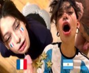 Argentina World Champion, Fan Fucks French After FINAL - Meg Vicious from indian acters c