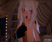 Horny Catgirl pet takes care of your morning wood~ | JOI POV VRChat ERP from vrchat
