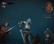 Ciri ryona + ragdoll default outfit - The Witcher 3 from giriulla