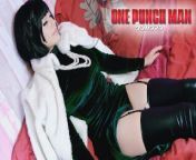 One Punch Man FUBUKI and Saitama cosplay test-SweetDarling from big boob punch