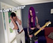 BANGBROS - Geek Can't Study Because His Hot Rockstar Step Sister Valerica Steele Wants To Jam Out An from yukahayami nudebhi rockstar
