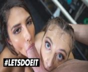 SCAMANGELS - Gia Derza And Gianna Dior Have Rough Threesome In The Boxing Ring - LETSDOEIT from xingu