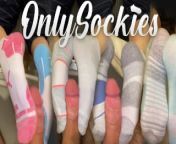 Blondie Gives Best SOCKJOB (6 PAIRS) from peds