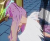 jibril milks a load into her ass pussy from jibril