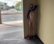 Stripping next to busy street in the middle of the day. from bobie xxx com