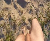 Nudist beach from nude walk