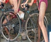 Luckiest BICYCLE Ride Ending in her Ass - CumBlush from indian boy cum tribute