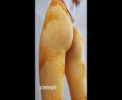 Perfect Bubble Butt Tiktok Model Leggings Try On Haul - DLE from aunty nute image