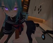 Сlassmate came to me after school in uniform ERP VRChat FPV [skirt, school form, hentai] from nude art models classroom in