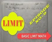 Limit math exercises Teach By Bikash Educare episode no 9 from savita bhabhi comic episode 150
