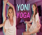 Yoni Yoga Workout in a Short Transparent White Dress - HannahJames710 from baturoom