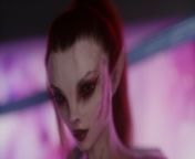 Fuck Alien Monster-Girl on a Spaceship from cartoon alien demon monster