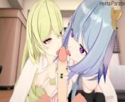 Threesome with Griseo and Mobius Honkai Impact Hentai Uncensored from hemamalni pussyx yuri
