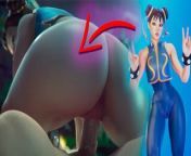 Fortnite porn 3D hentai CHUN LI cowgirl animation from rulle 34