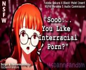 【NSFW Persona 5 Audio Roleplay】 Futaba Finds Your Interracial Porn... & Wants Your Black Cock~【F4M】 from persona 5 xxx haru