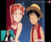 ONE PIECE-NAMI SEDUCES LUFFY TO KEEP HIS TREASURE AND RECEIVES A DELICIOUS UNCENSORED HENTAI FUCK from nakiaxxx
