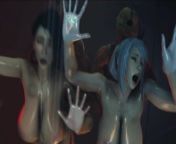 3d animation Horror story where ugly monsters fucks girls in asses and pussy, hardcore rough sex from anal 3d