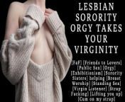 F4F | ASMR Audio Porn for women | Sorority Sisters take your virginity in ritualistic fashion | FtL from fashion niple 3gp girl girl porn