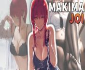 HENTAI JOI - MAKIMA (CHAINSAW MAN) - MAKIMA DOMINATES YOU AND TELLS YOU HOW TO MASTURBATE!!! from wtfeather makima foot joi