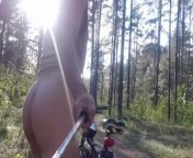 Short video 💖 Naked on a bike 🚵 in the park👍 from nude amir khan penis phot