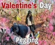 Valentine's Day Pegging in the Woods Surprise Woodland Public Femdom FLR Bondage BDSM FULL VIDEO from full sex in the woods and interview with big titty indian pornstar karisma risky public sex lockdown