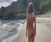 Daddy meets a girl on the beach and put his old dick in her mouth from young nudist little ebyneunny leone full