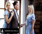 MODERN-DAY SINS - Kenzie Taylor Surprises Husband With Youthful Lookalike Lilly Bell! HOT THREESOME! from usosre