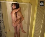 Real Homemade mature couple fuck in the shower. Oral and Anal from homemade mature couples